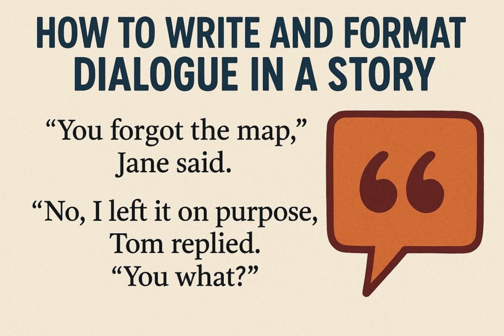 Dialogue in a story