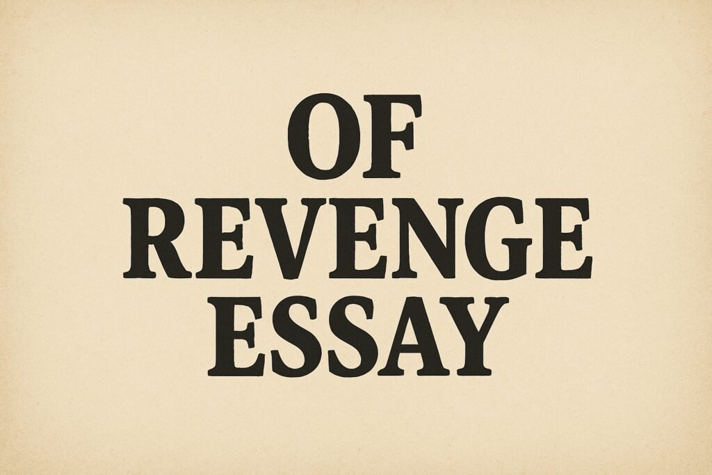 Of-revenge-essay-by-Francis-Bacon