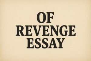 Of-revenge-essay-by-Francis-Bacon